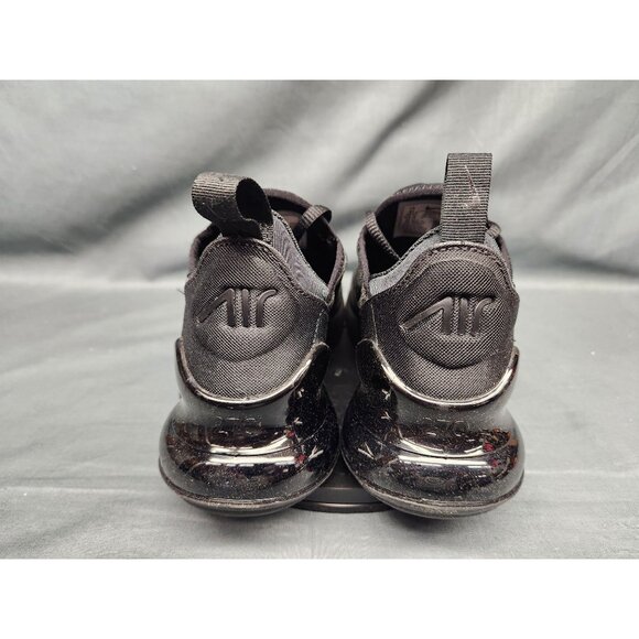 Nike Boys Air Max 270 (GS) Sneakers Mesh Triple Black Size 4.5 NEW NO BOX! - Picture 7 of 11